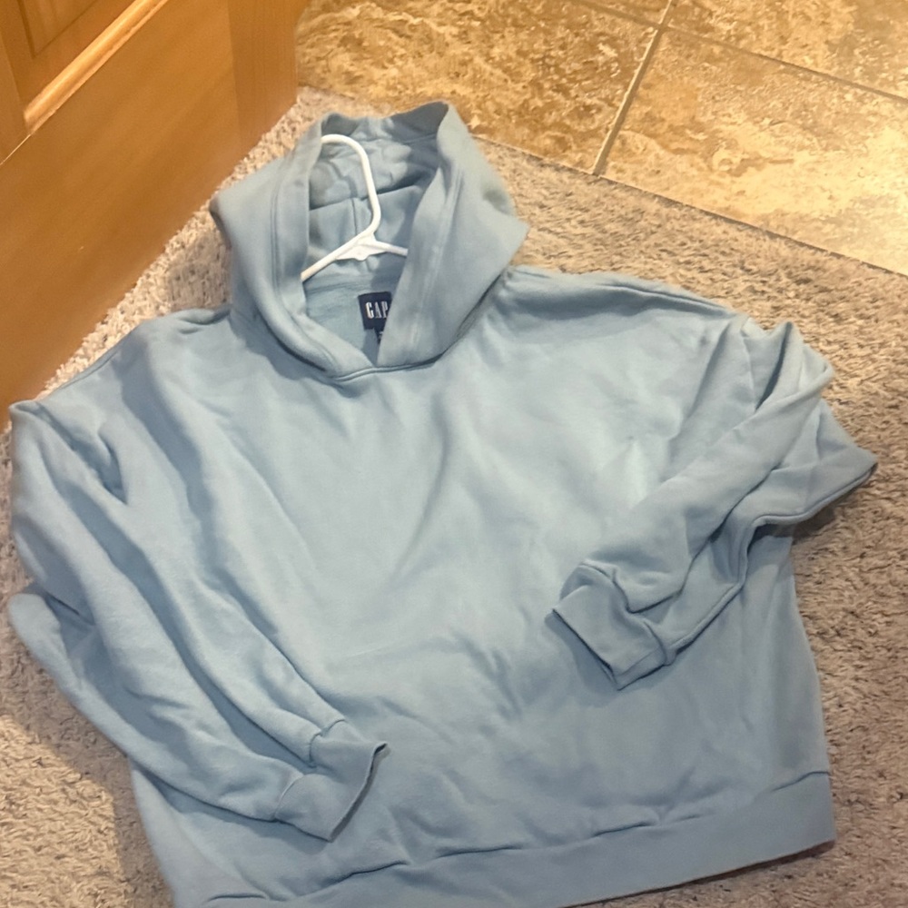 GAP Sky Blue Pullover Hoodie